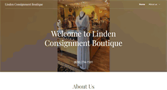 Desktop Screenshot of linden-boutique.com