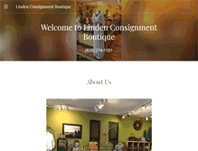 Tablet Screenshot of linden-boutique.com